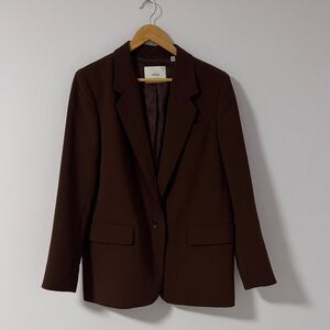 Wilfred Generation Crepette Blazer in Brown